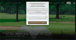 Desktop Screenshot of meadowbrookcc.net
